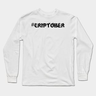 #Criptober (Spiders) Long Sleeve T-Shirt